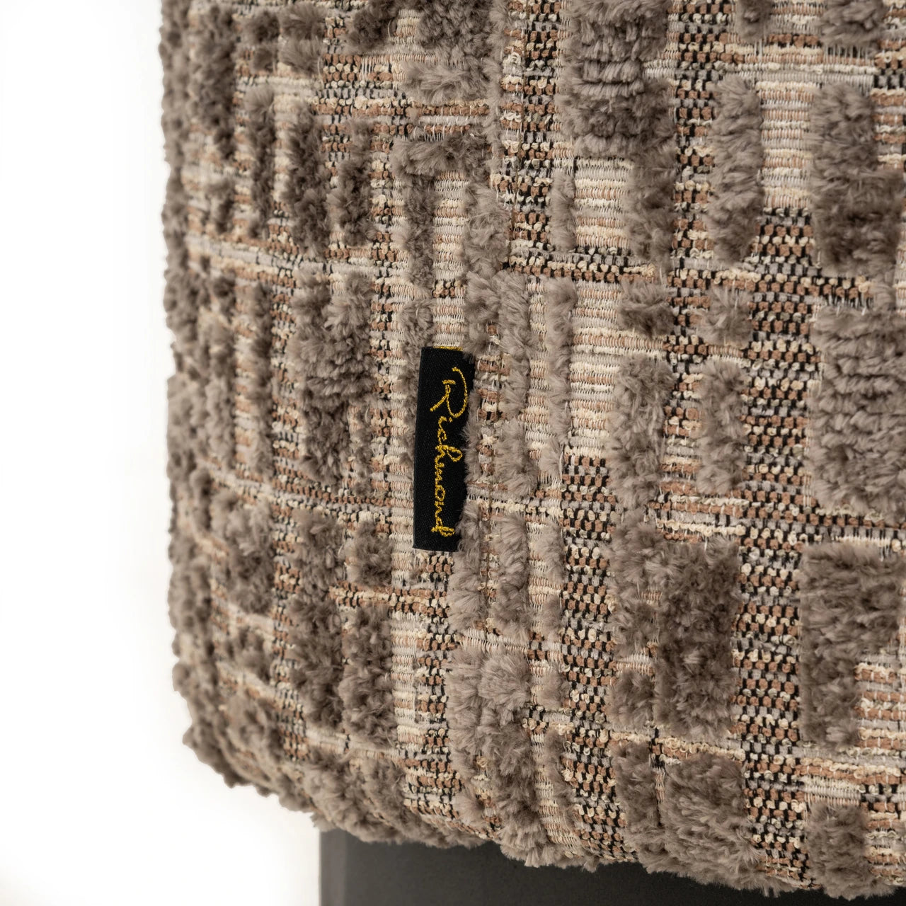 Puff & Fotskammel Lexie greige 45Ø Richmond Interiors Pall