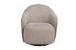 Chapeltown lounge chair beige fabric swivel Rowico Lenestol