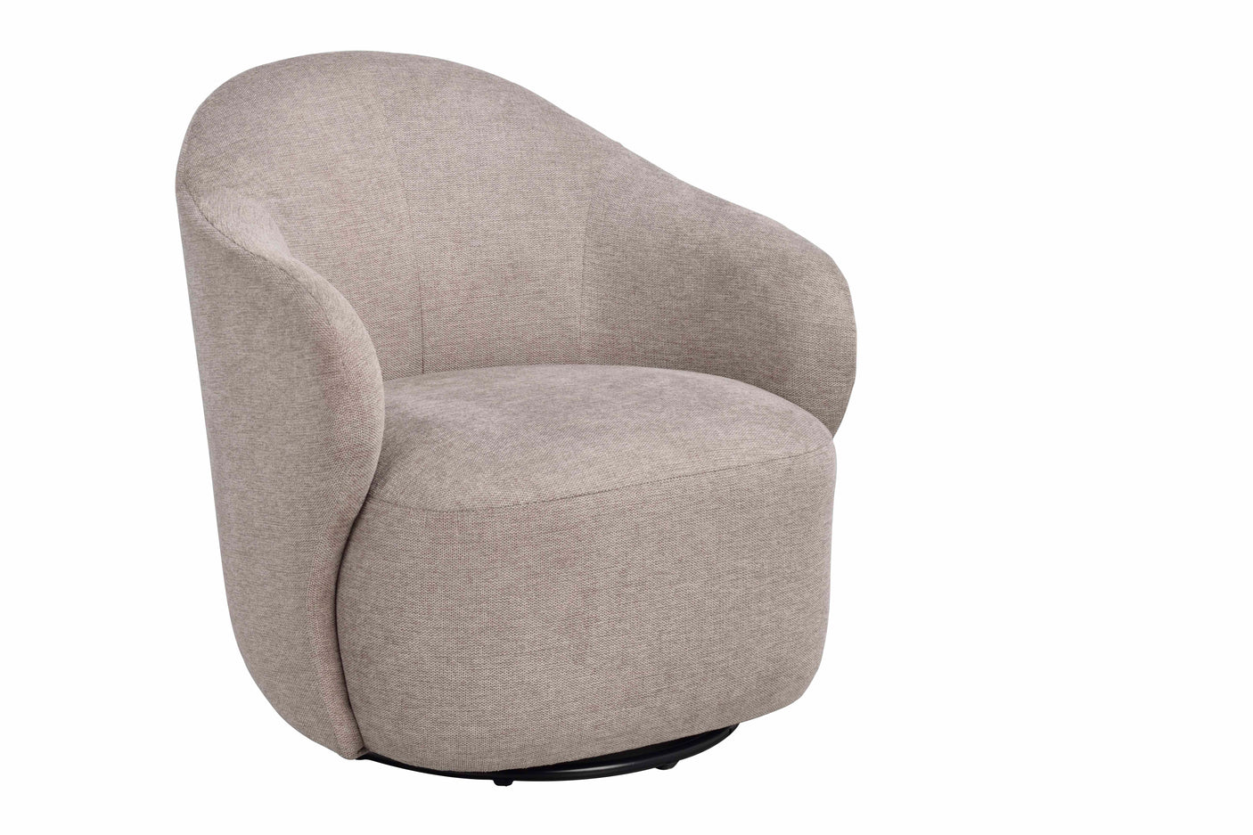 Chapeltown lounge chair beige fabric swivel Rowico Lenestol