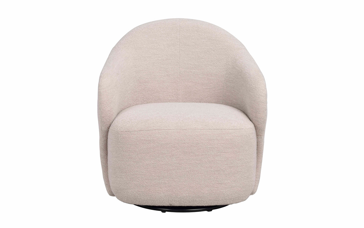 Chapeltown lounge chair light beige fabric swivel Rowico Lenestol