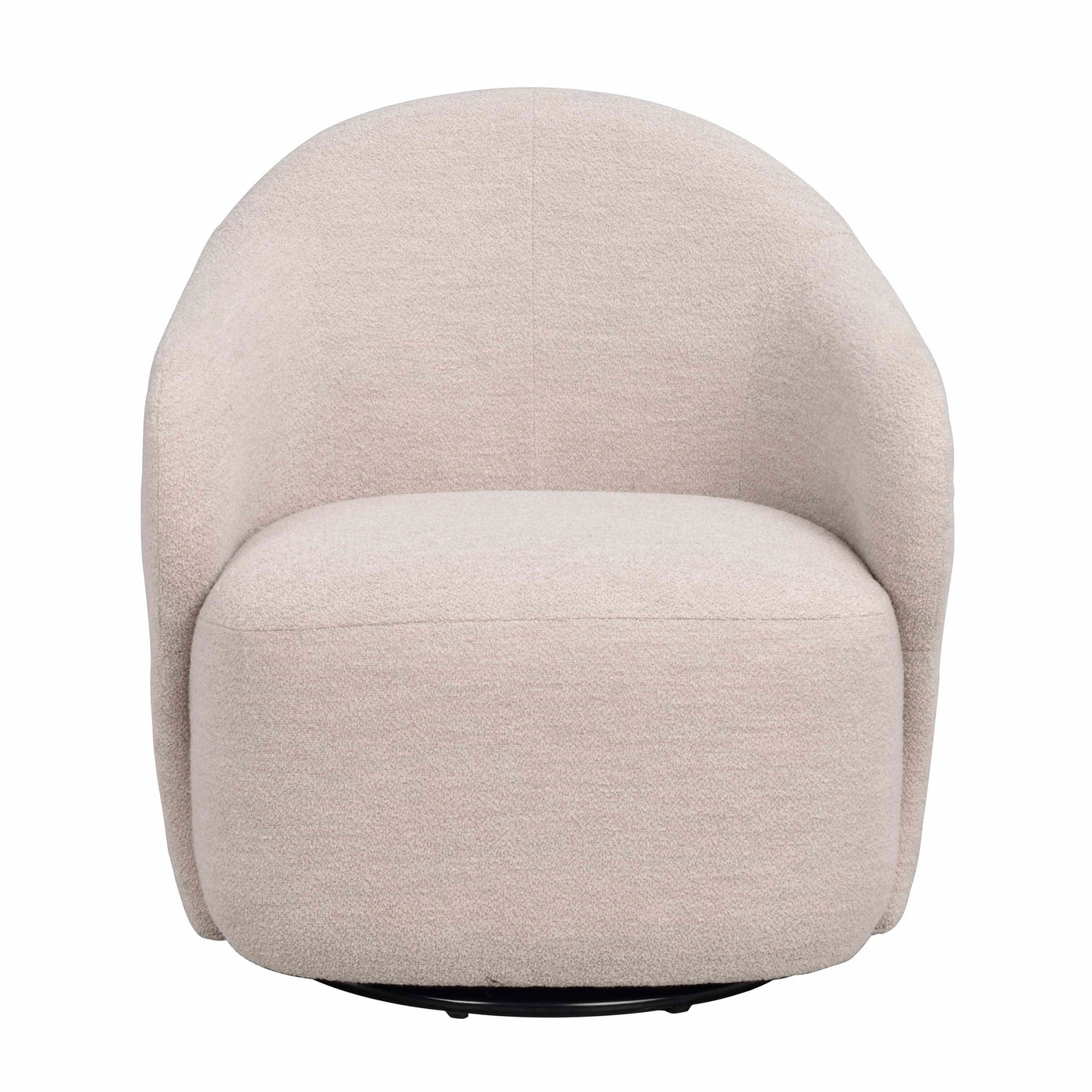 Chapeltown lounge chair light beige fabric swivel Rowico Lenestol