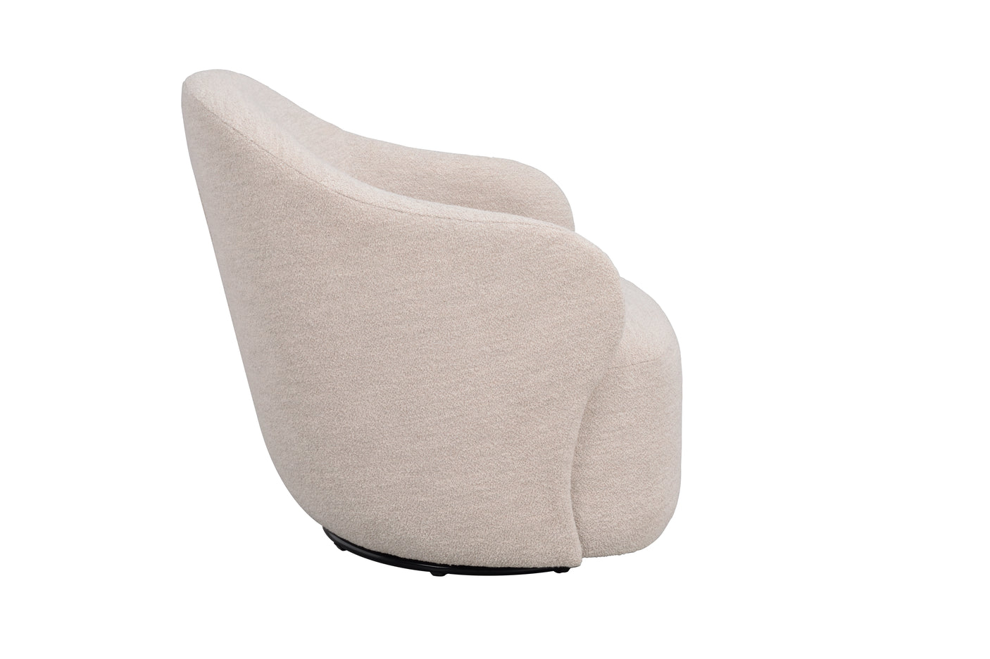 Chapeltown lounge chair light beige fabric swivel Rowico Lenestol