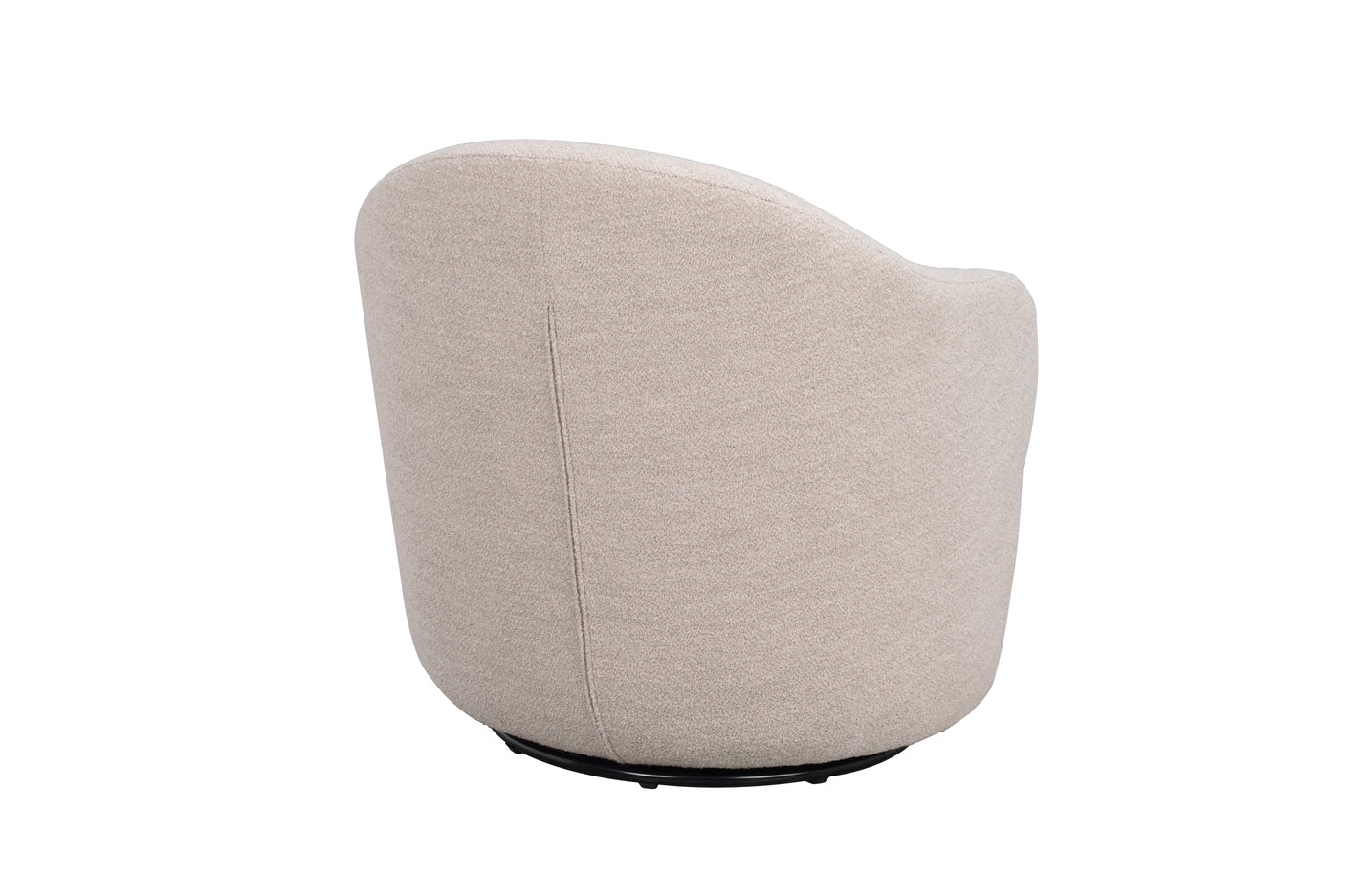 Chapeltown lounge chair light beige fabric swivel Rowico Lenestol