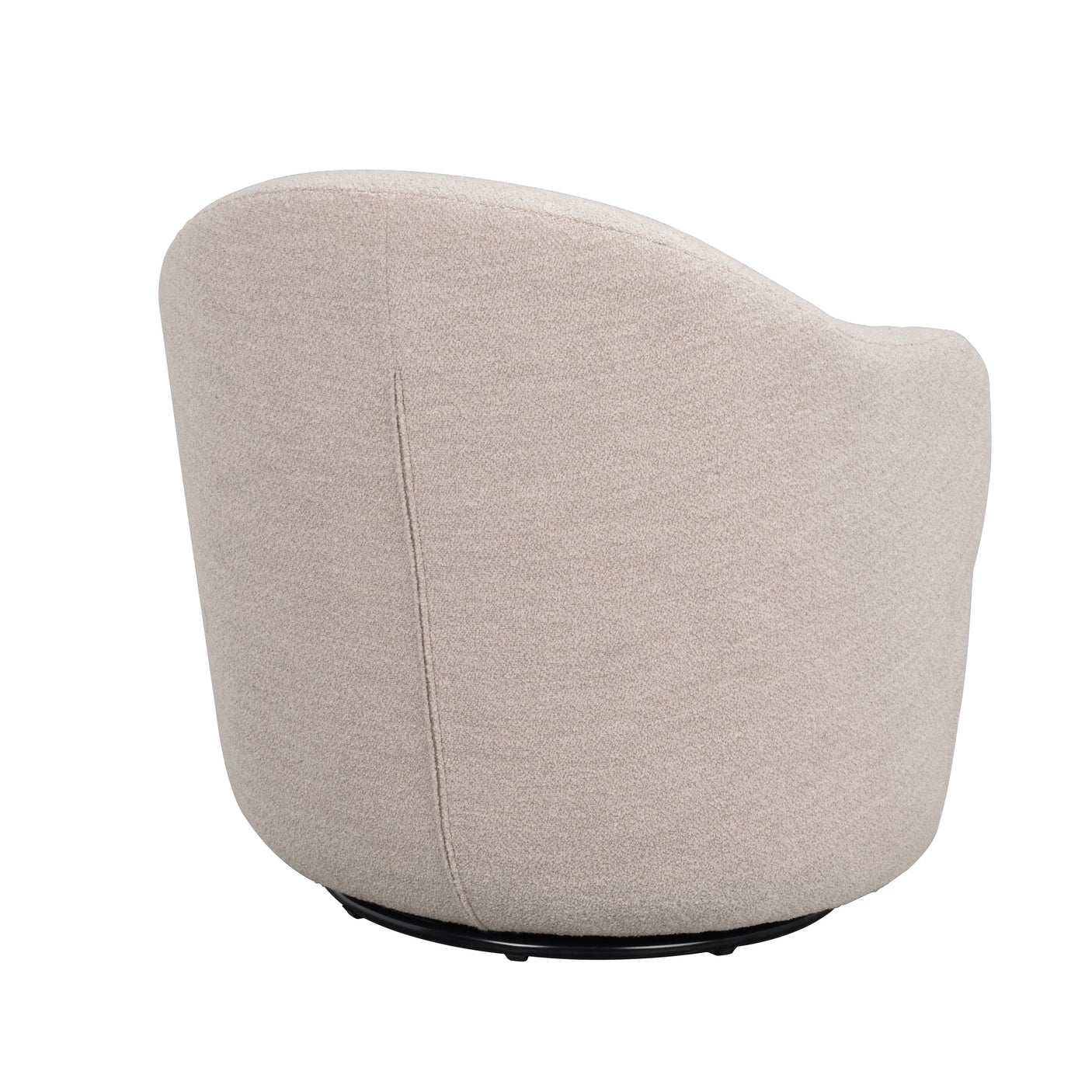 Chapeltown lounge chair light beige fabric swivel Rowico Lenestol