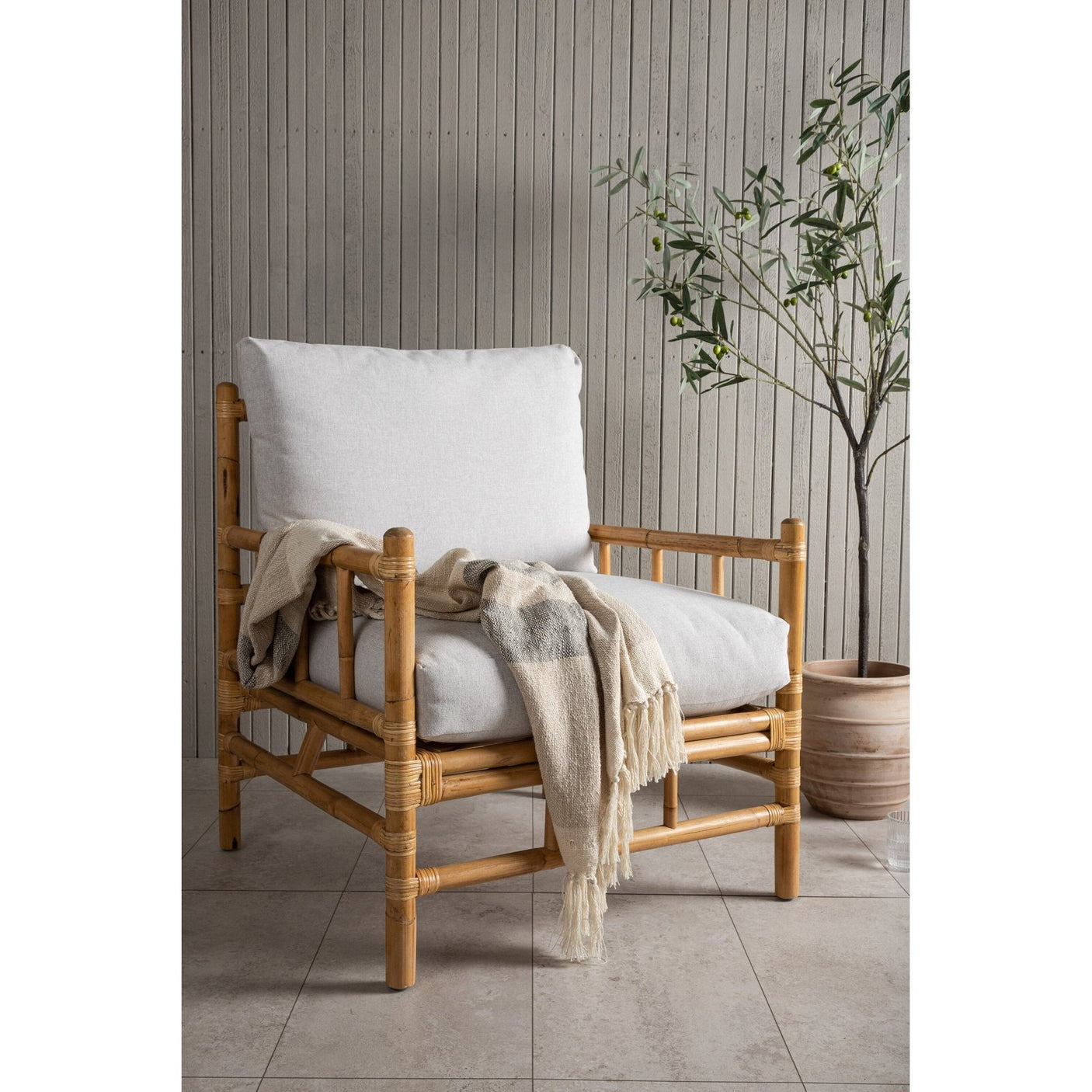 Cane loungestol Venture Design Lenestol