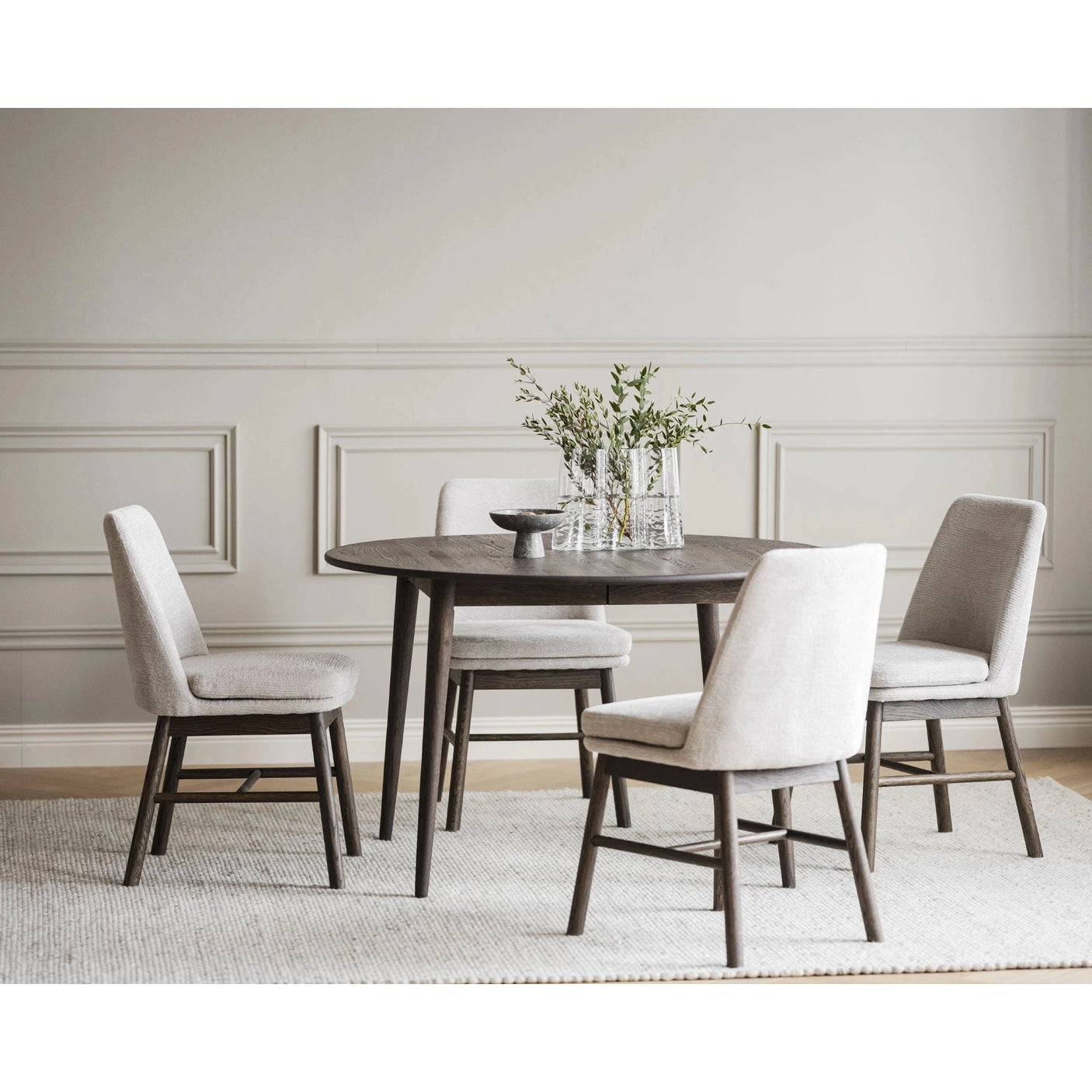 Tyler spisebord m/ ileggsplate Ø120/165 Rowico Spisebord