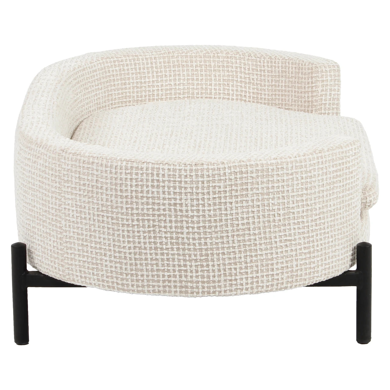 Kjæledyrseng Dolly beige blokkvev Richmond Interiors Pledd