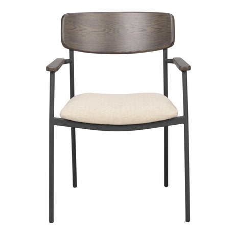 Maymont spisestol med armstøtte stablebar Rowico Spisestol