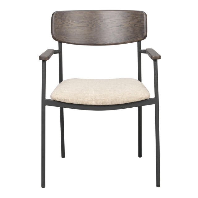 Maymont spisestol med armstøtte stablebar Rowico Spisestol