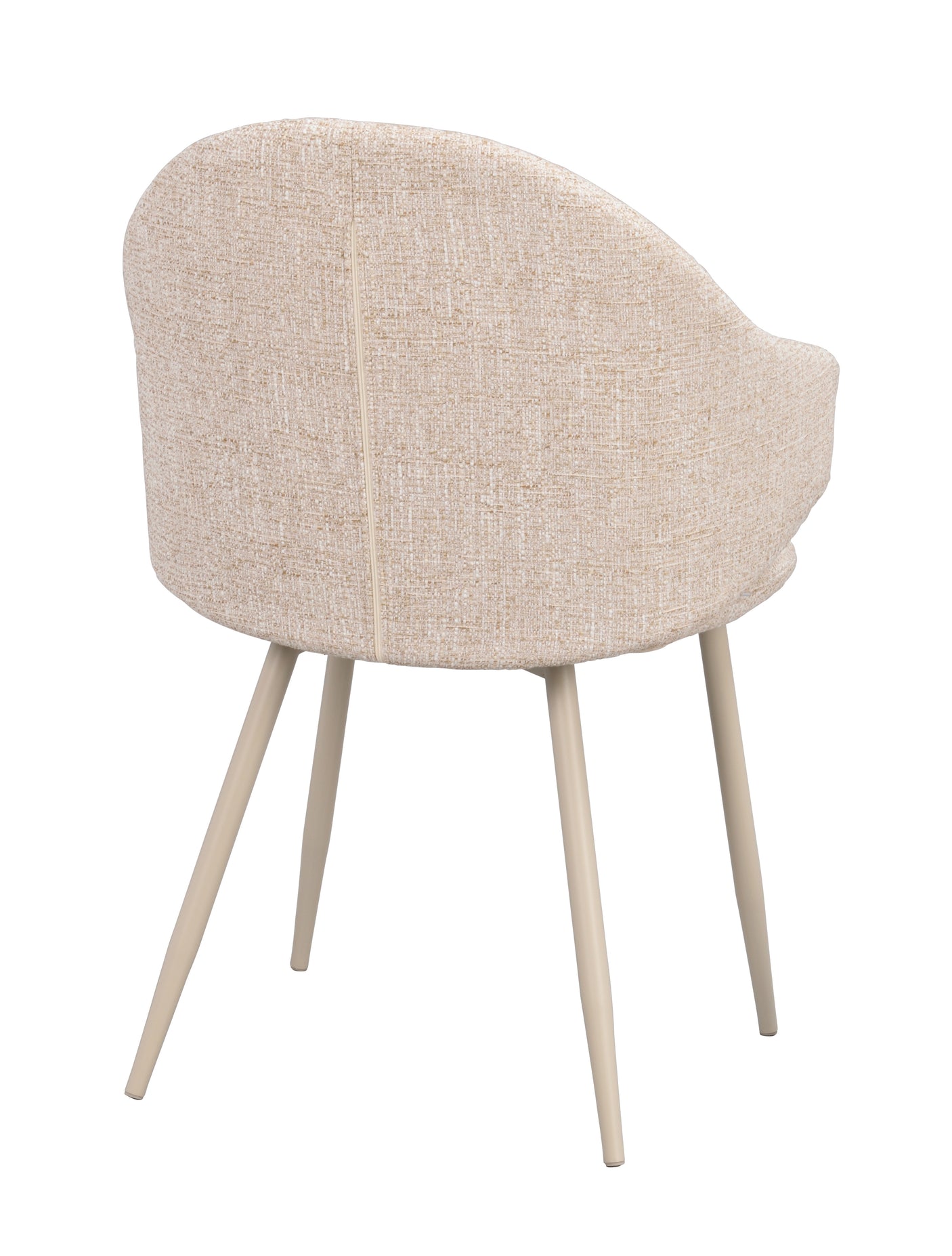 Drake armchair beige fabric/beige metal legs Rowico Spisestol