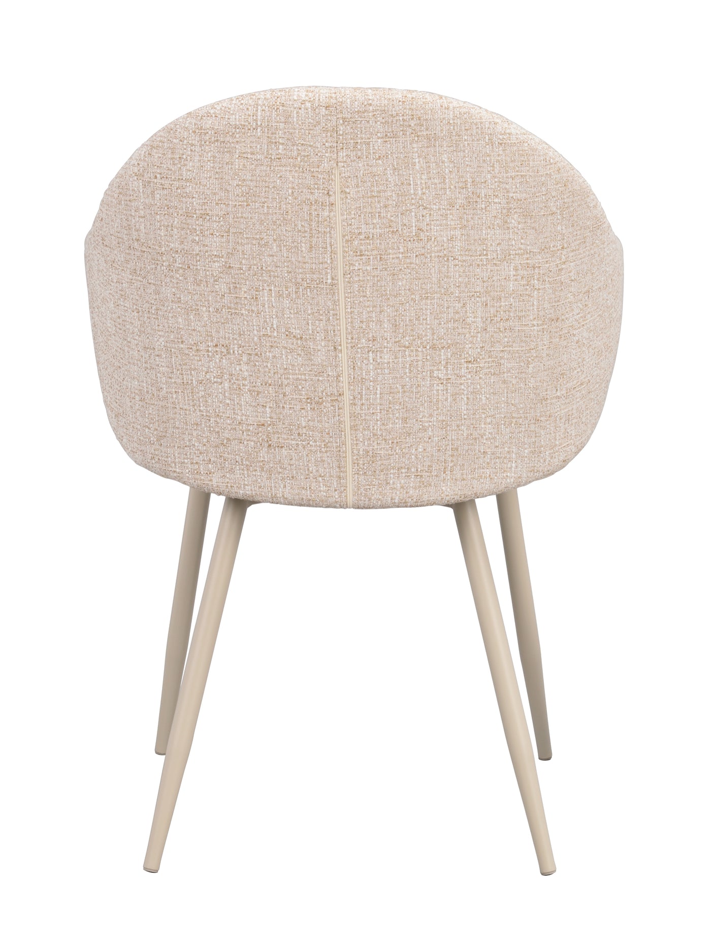 Drake armchair beige fabric/beige metal legs Rowico Spisestol