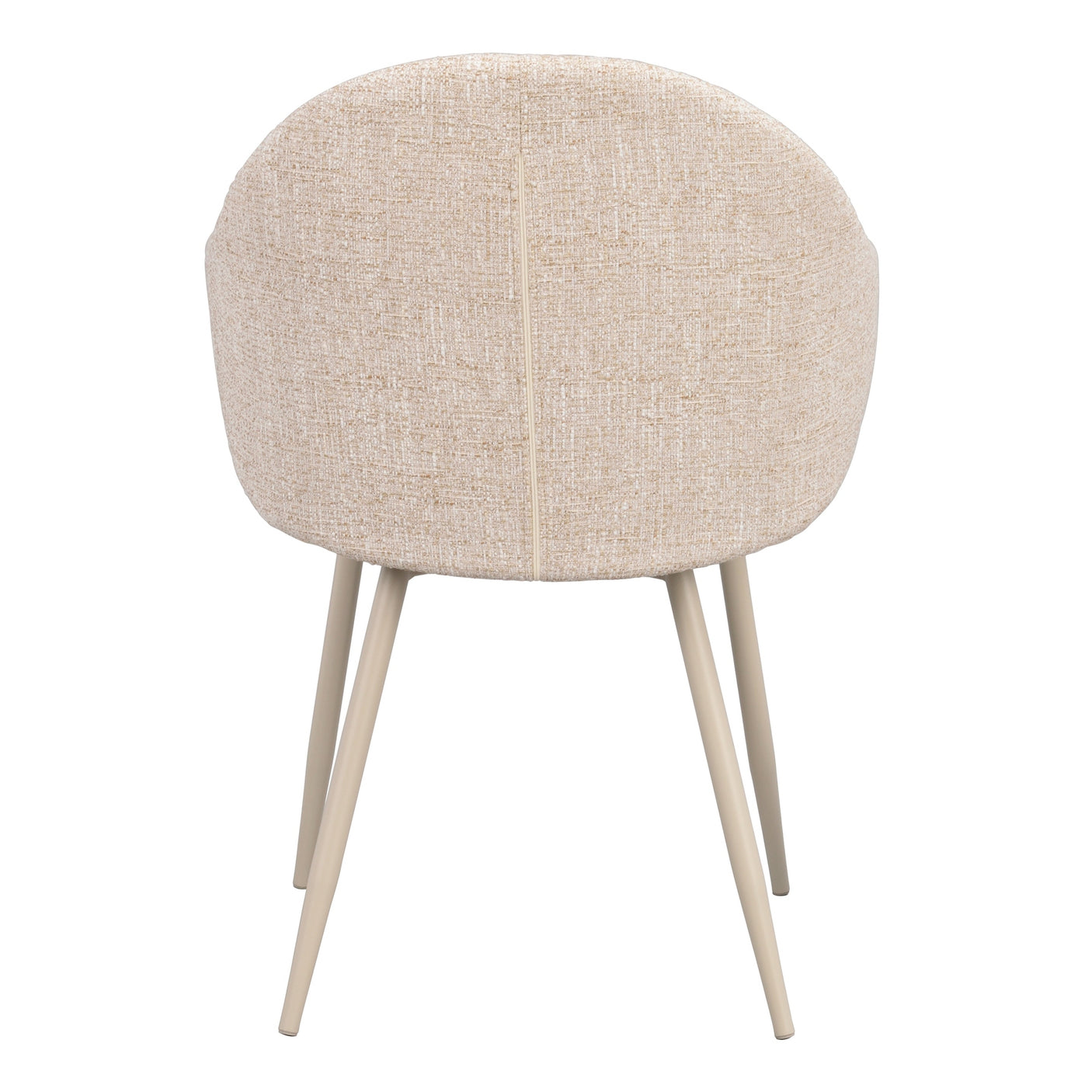 Drake armchair beige fabric/beige metal legs Rowico Spisestol