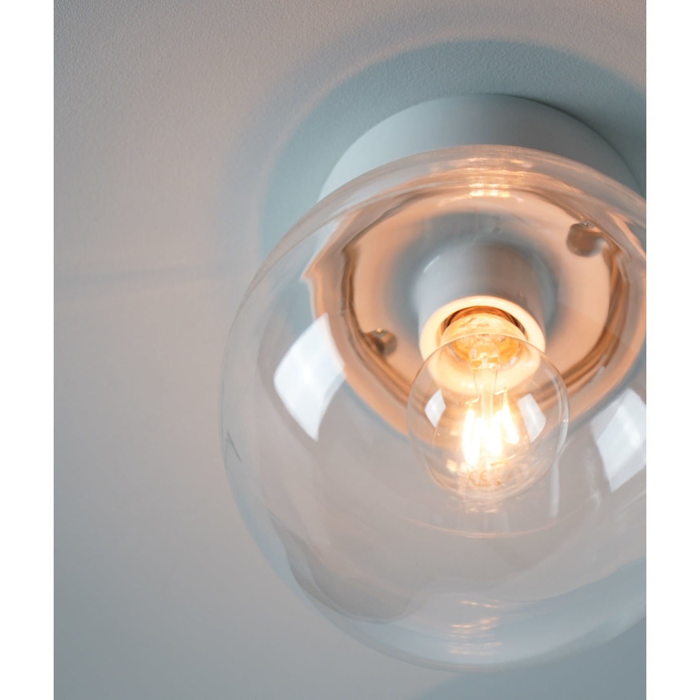 Globe 180 Klart Glass Taklampe/Vegglampe E27 IP54 Ifö Electric AB Taklampe/Vegglampe