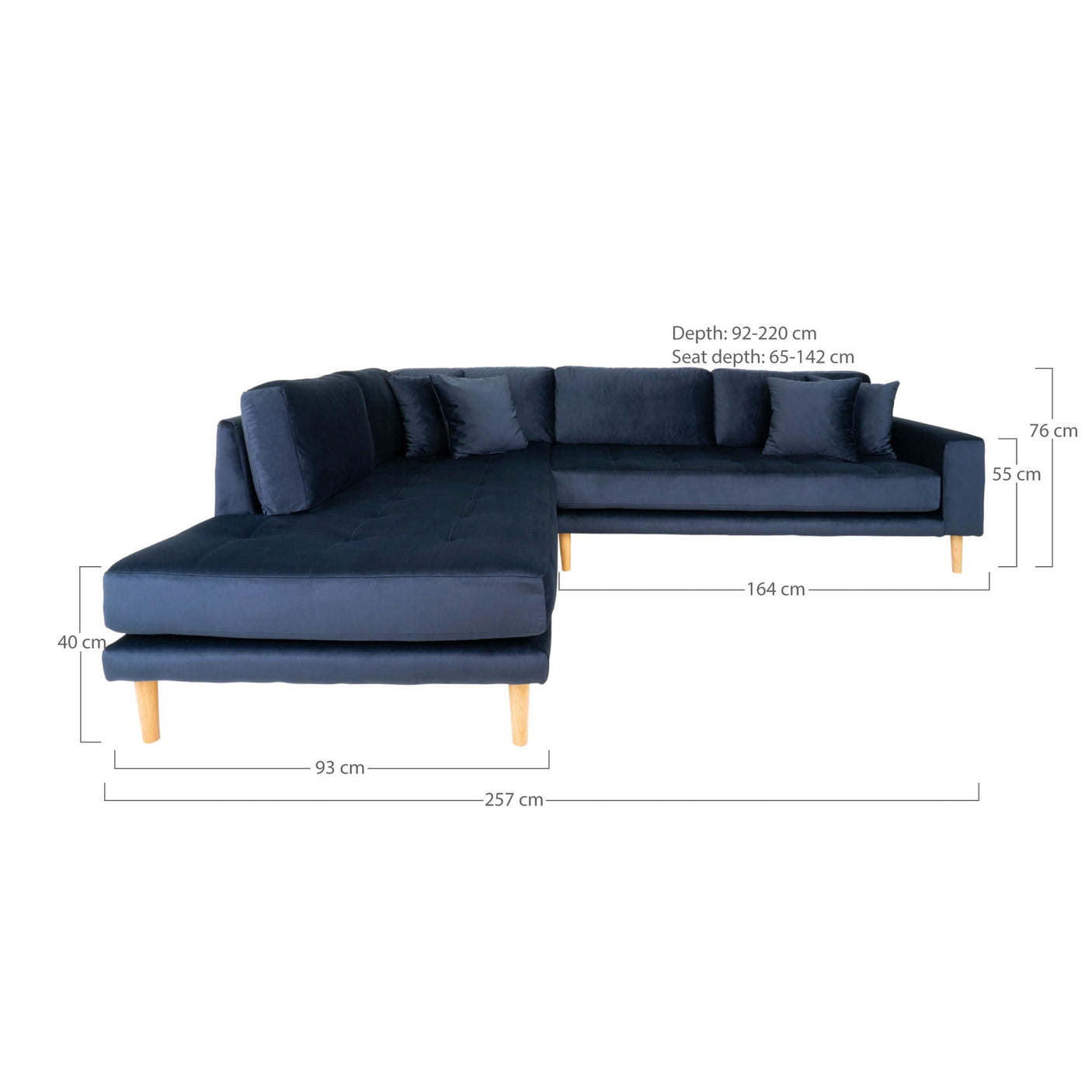 Lido sjeselongsofa venstre House Nordic Sofa