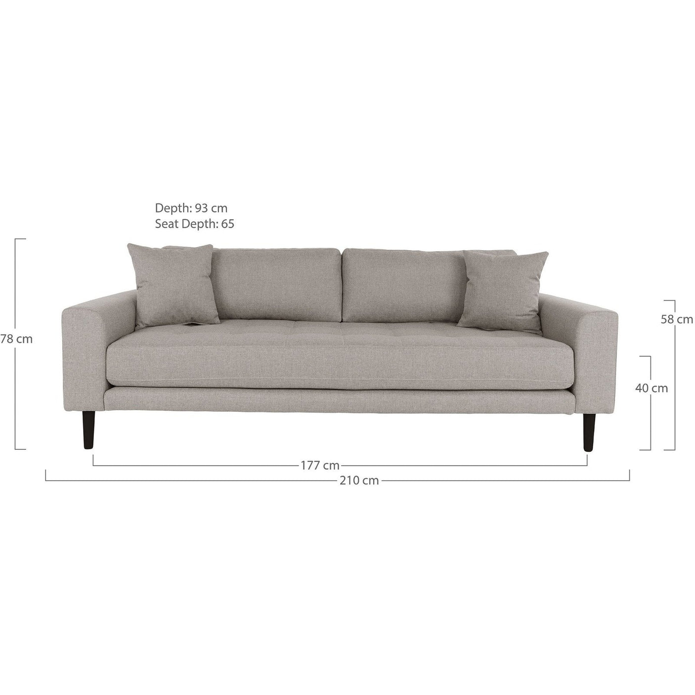 Lido 3-seter Sofa House Nordic Sofa