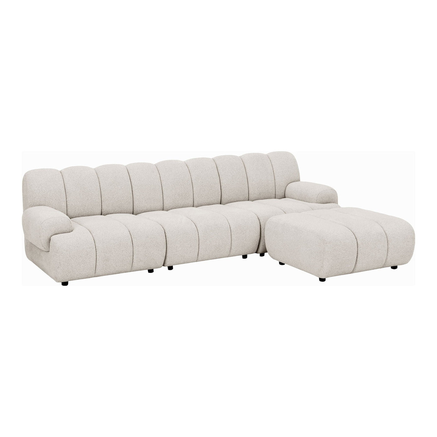 Taza 3.5-seters modulsofa med puff House Nordic Modulsofaer