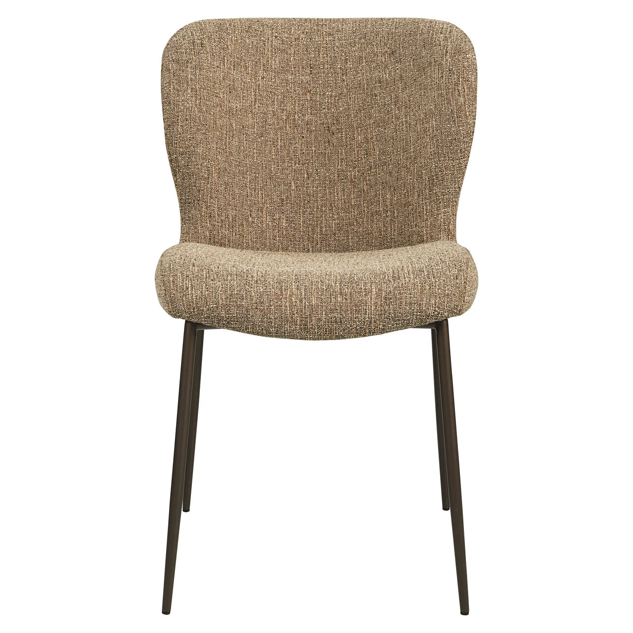 Spise stol Odarby brun tweed flammehemmende Sett med 2 Richmond Interiors Spisestol