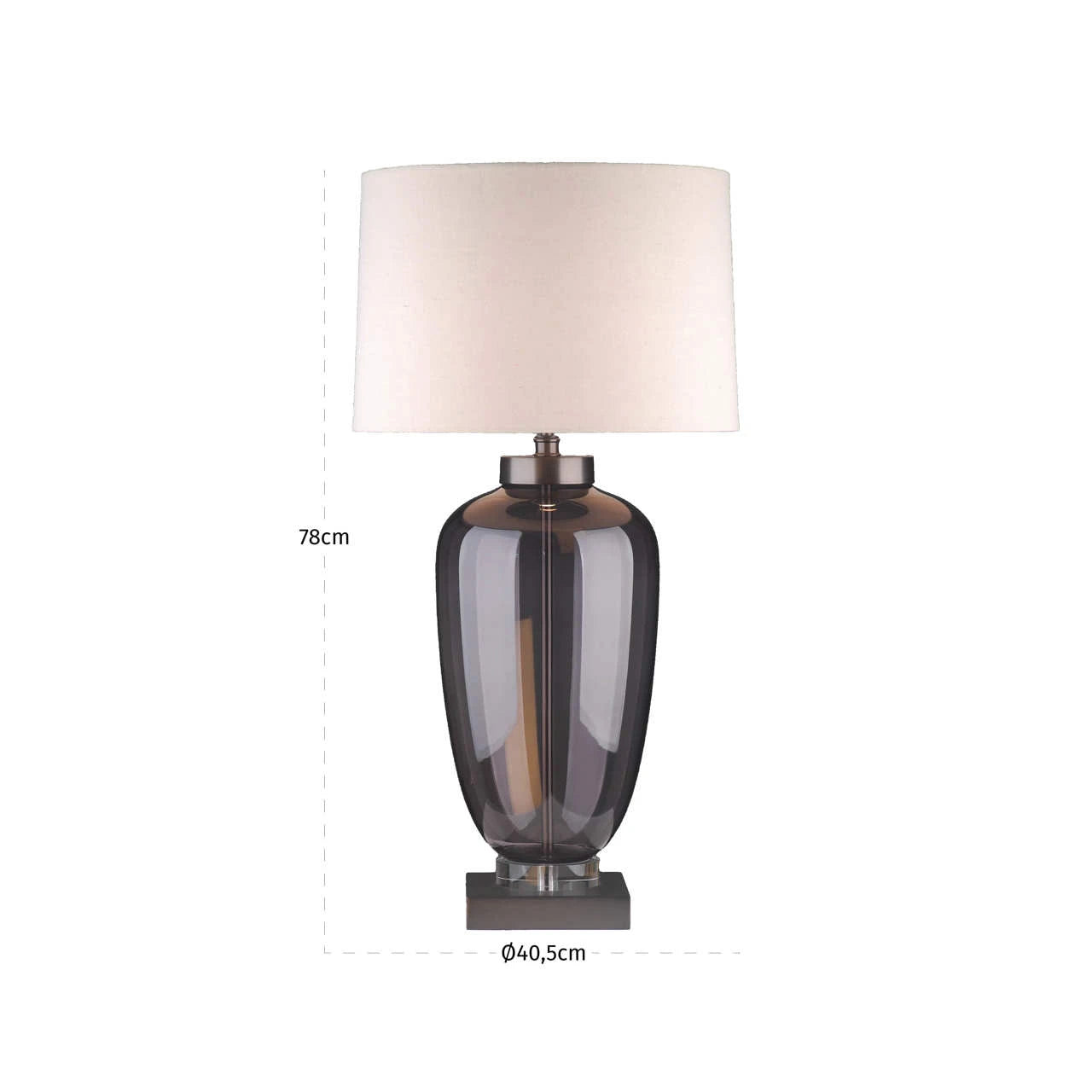 Bordlampe Monsoe smoke Richmond Interiors Bordlampe