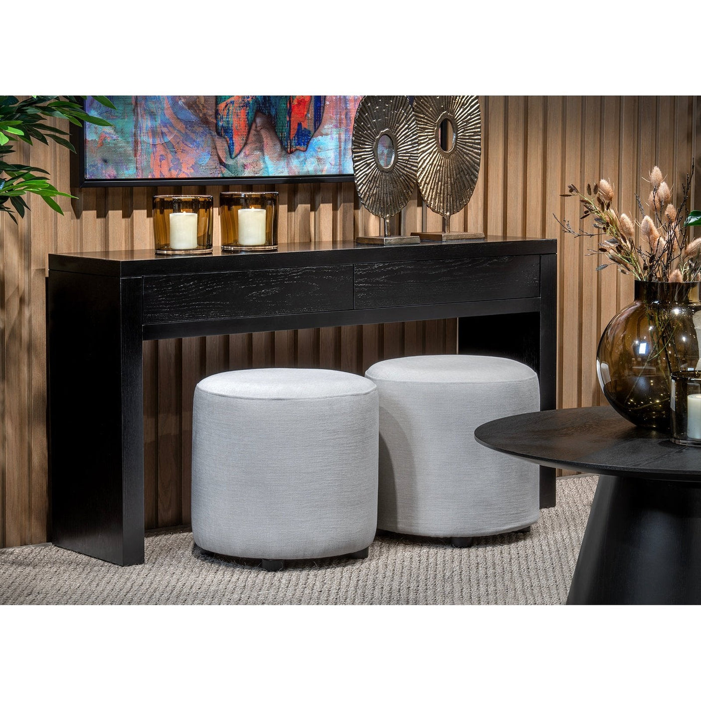 Pall Malibu Ø45cm Outletvare - Gjelder kun 2 stk Homefactory Pall