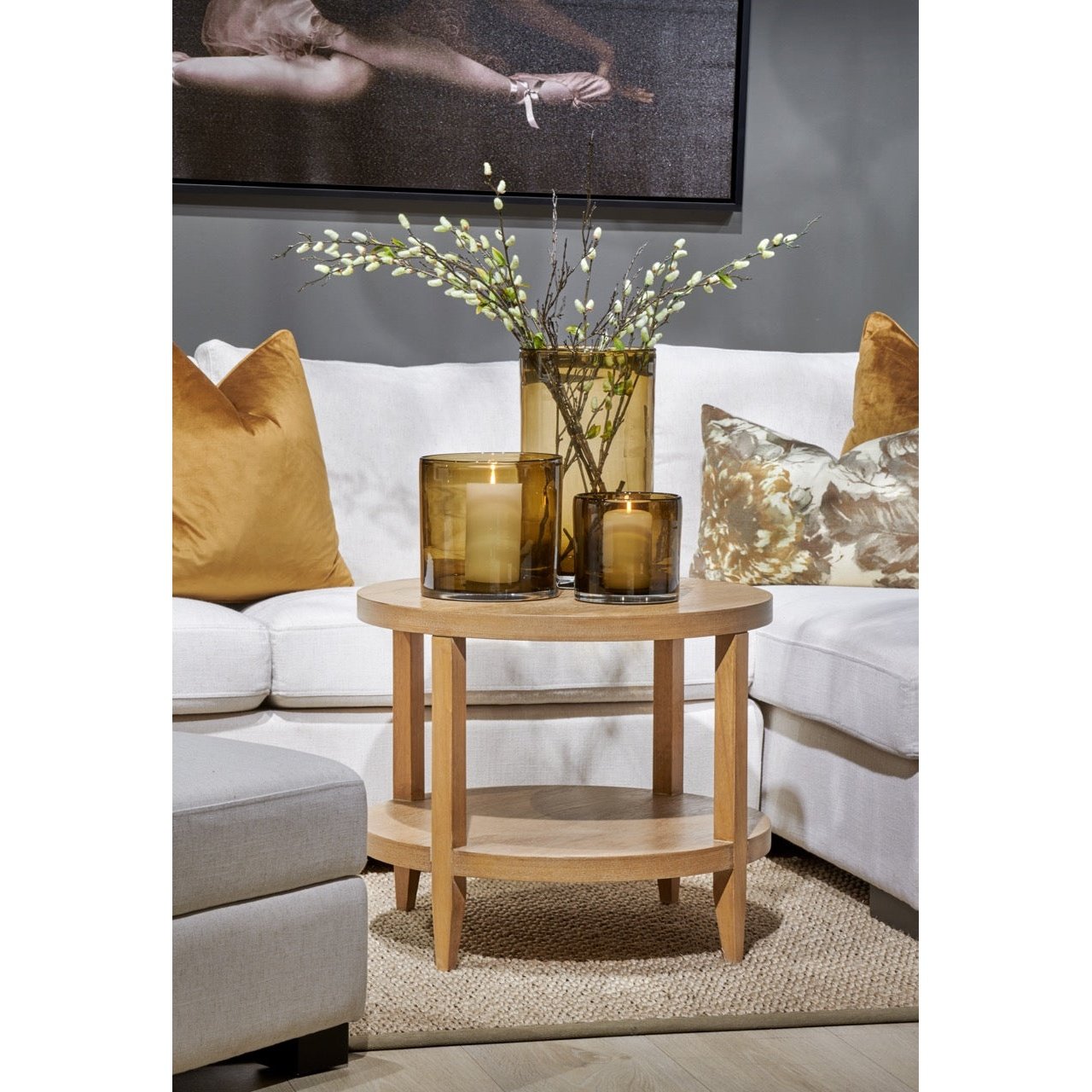 Sidebord Morris Ø60 Homefactory Sidebord