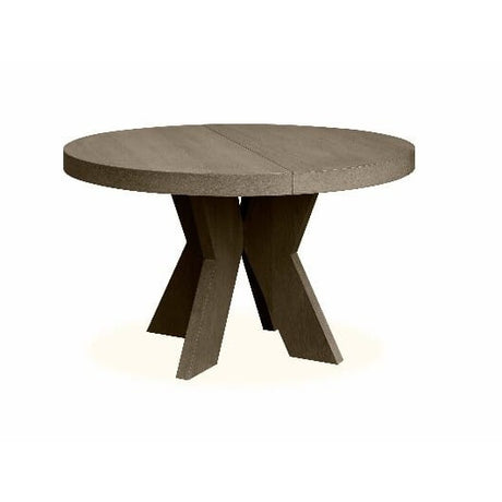 Spisebord Cleveland Ø125 inklusive 2x ileggsplater Homefactory Spisebord