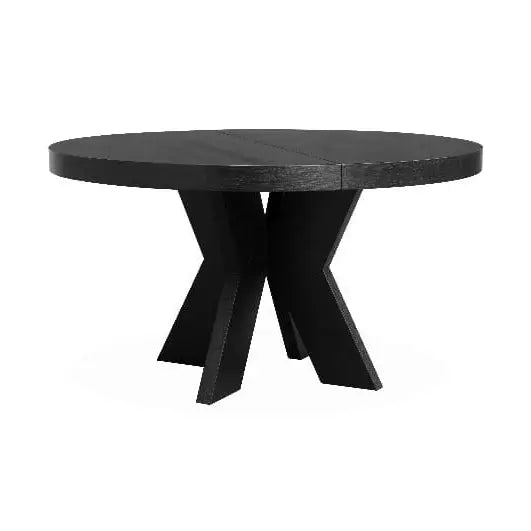 Spisebord Cleveland Ø125 inklusive 2x ileggsplater Homefactory Spisebord