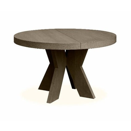 Spisebord Cleveland Ø135 inklusive 2 ileggsplater Homefactory Spisebord