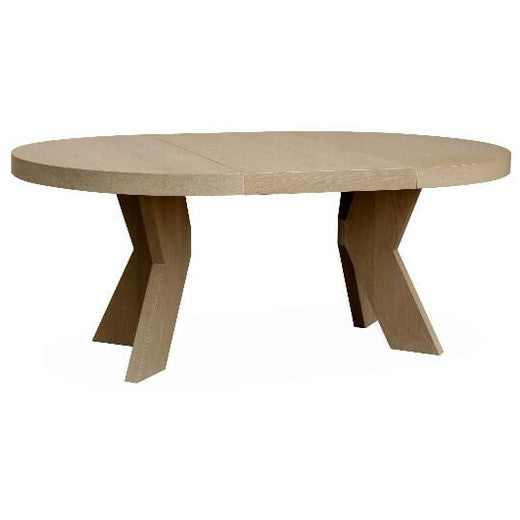 Spisebord rundt Cleveland Ø135 inklusive 2 ileggsplater Homefactory Spisebord