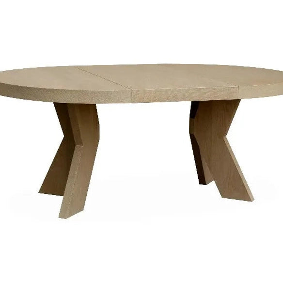 Spisebord Cleveland Ø125 inklusive 2x ileggsplater Homefactory Spisebord