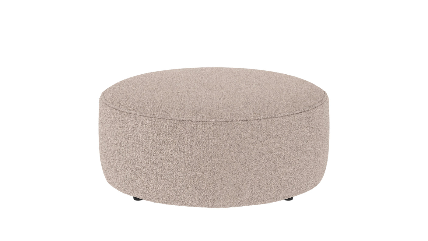 Joplin pouffe Ø90 light beige fabric Alice #01 c4 Rowico Pall