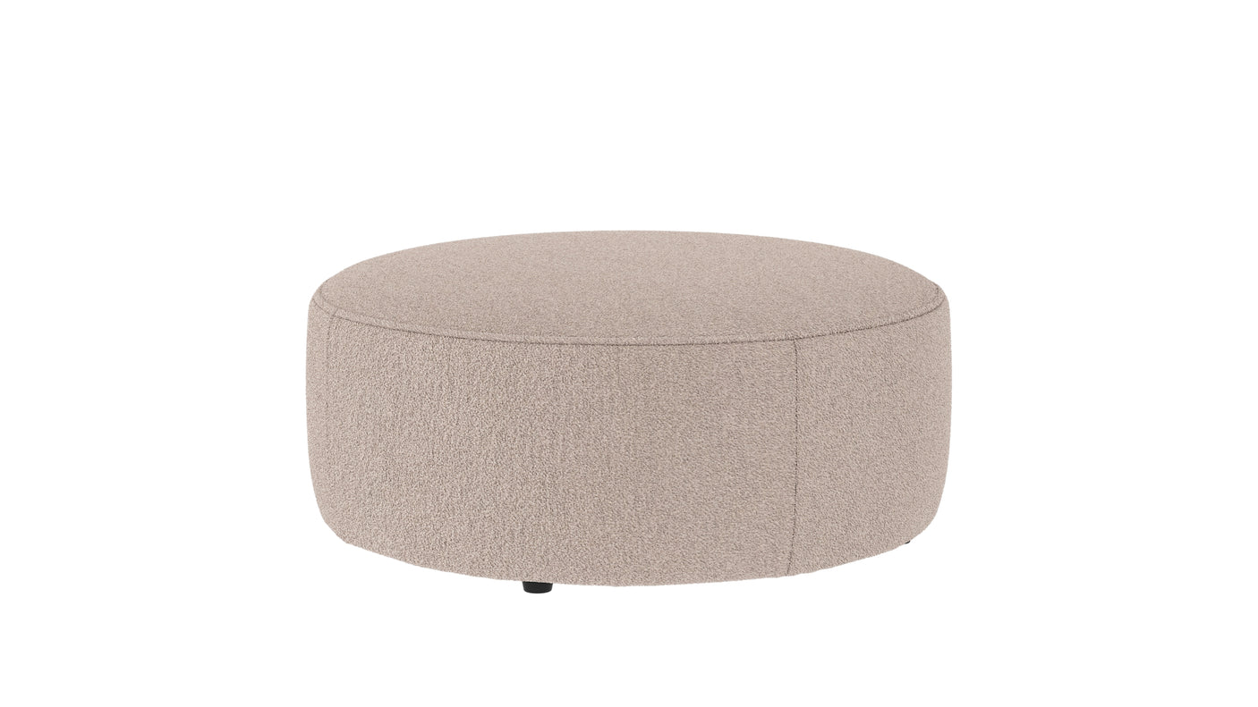 Joplin pouffe Ø90 light beige fabric Alice #01 c4 Rowico Pall