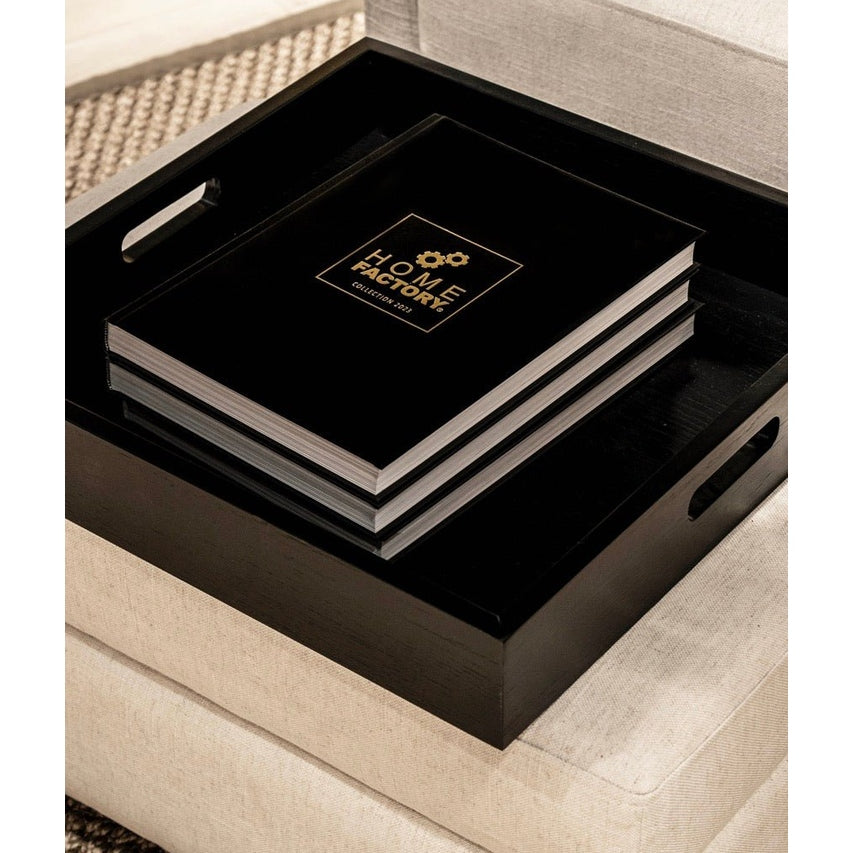 Serveringsbrett firkantet Homefactory Pynteartikler