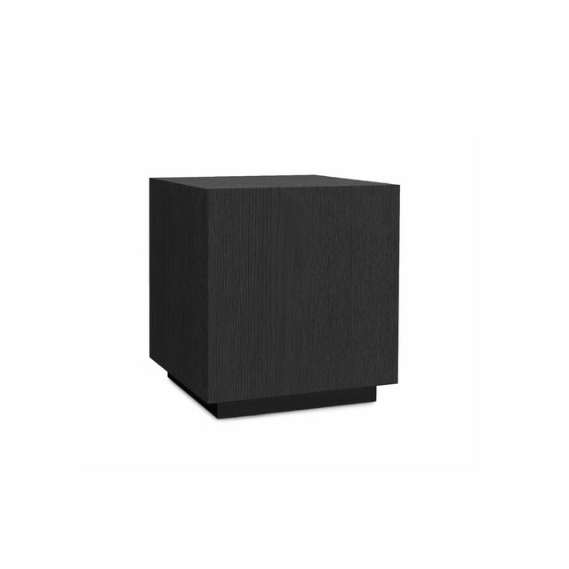Sidebord Qube 50x50x55cm Black grov eikefiner Homefactory