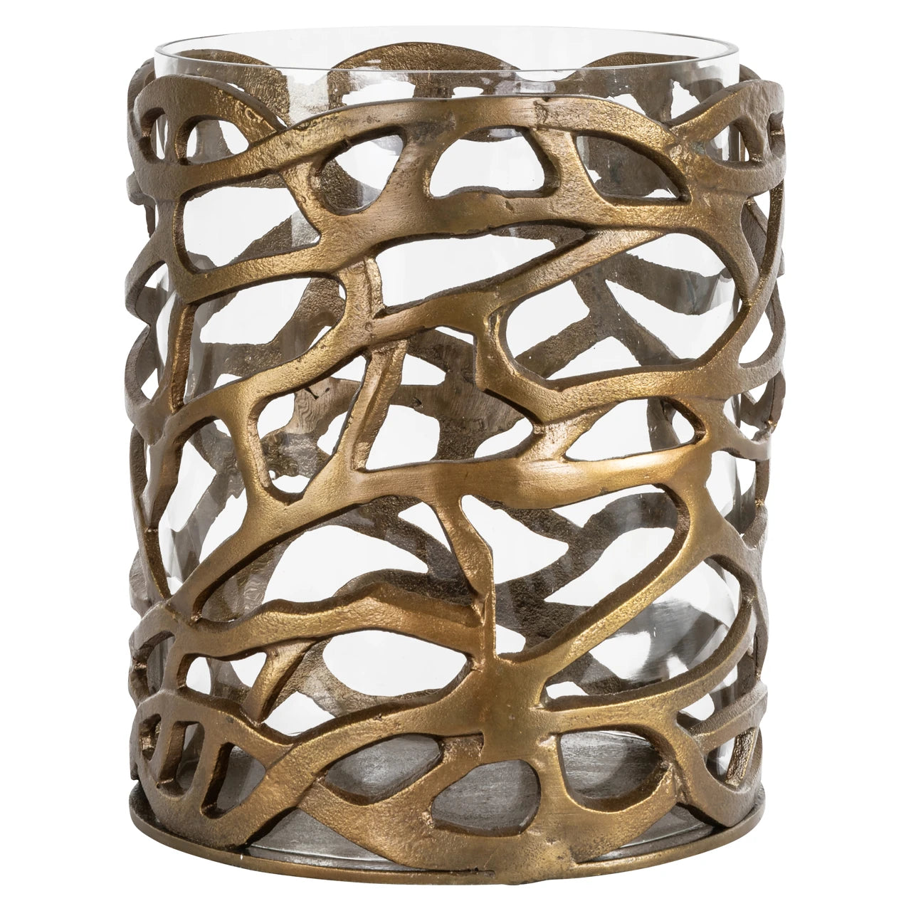 Hurricane light Mase messing antikk Richmond Interiors Lanterne og lysglass