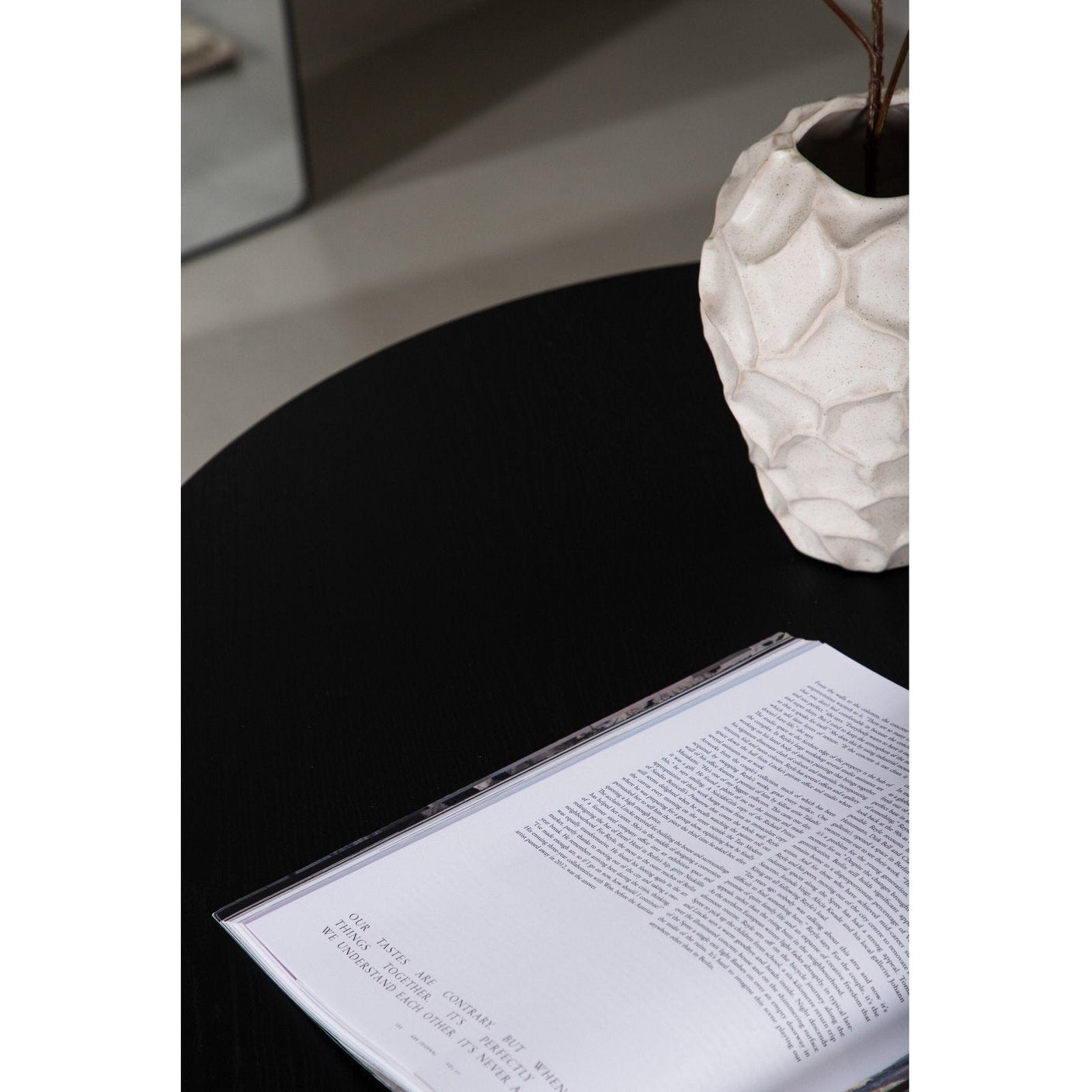 Olivia sofabord Ø80 Venture Design Sofabord