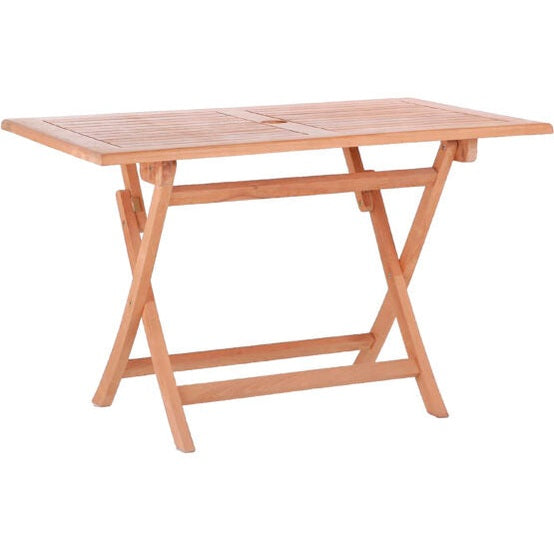 Skagen sammenleggbart utebord L120 Teak Hartman Spisebord
