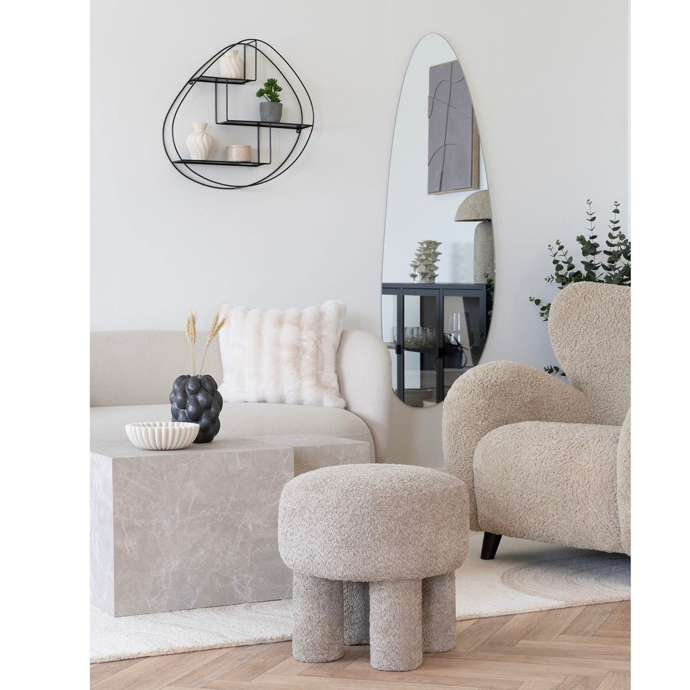 Perth Pouf House Nordic Pall