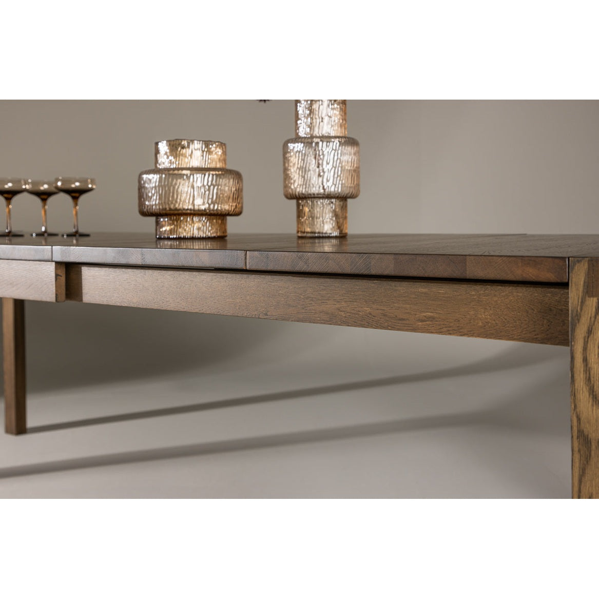 Slider spisebord inklusive 2x ileggsplate 170/210/250 Venture Design Spisebord