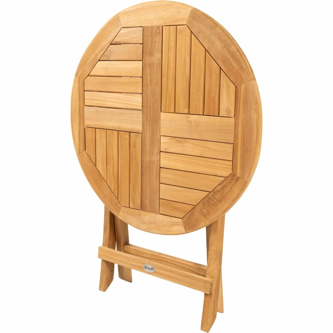 Skagen sammenleggbart kafébord Ø70 teak Hartman Sofabord