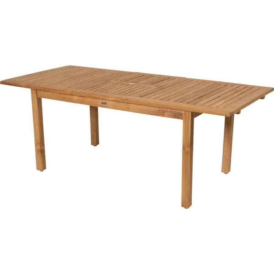 Skagen uttrekksbord/utebord teak L150 Hartman Spisebord