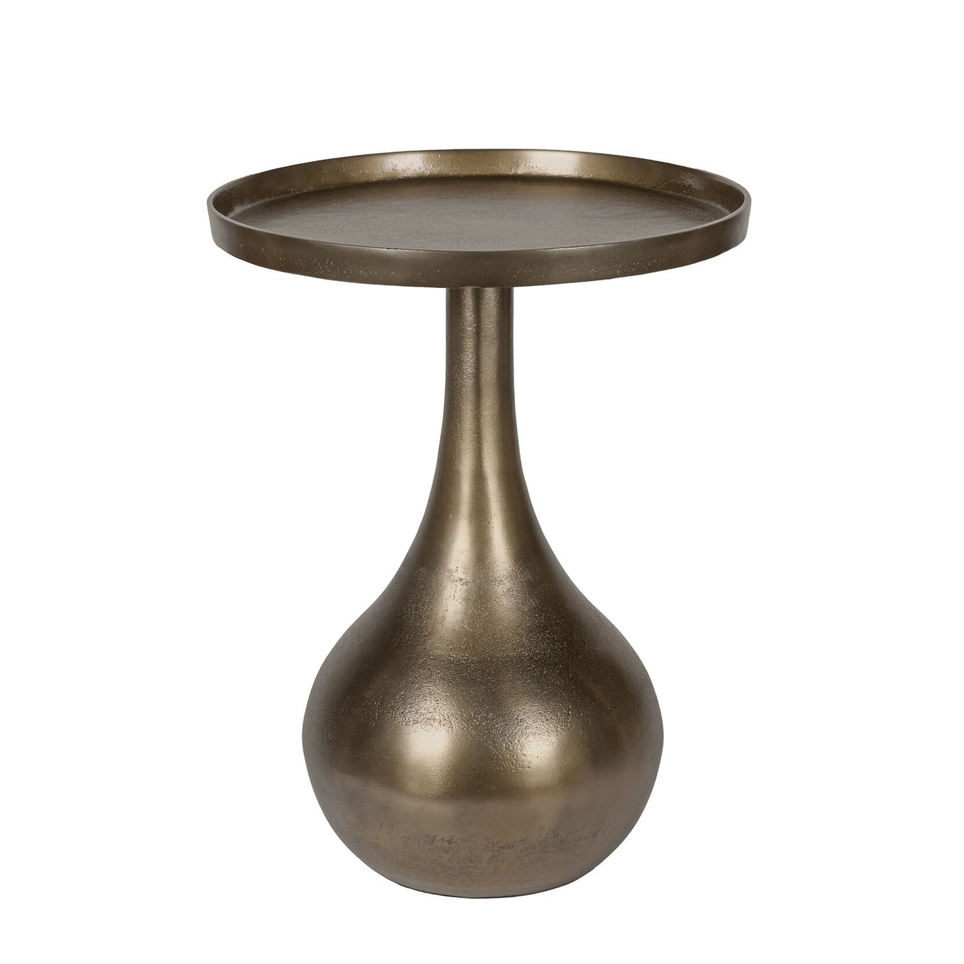 Sidebord Chelsea Ø39cm H48cm dark bronze metall Homefactory