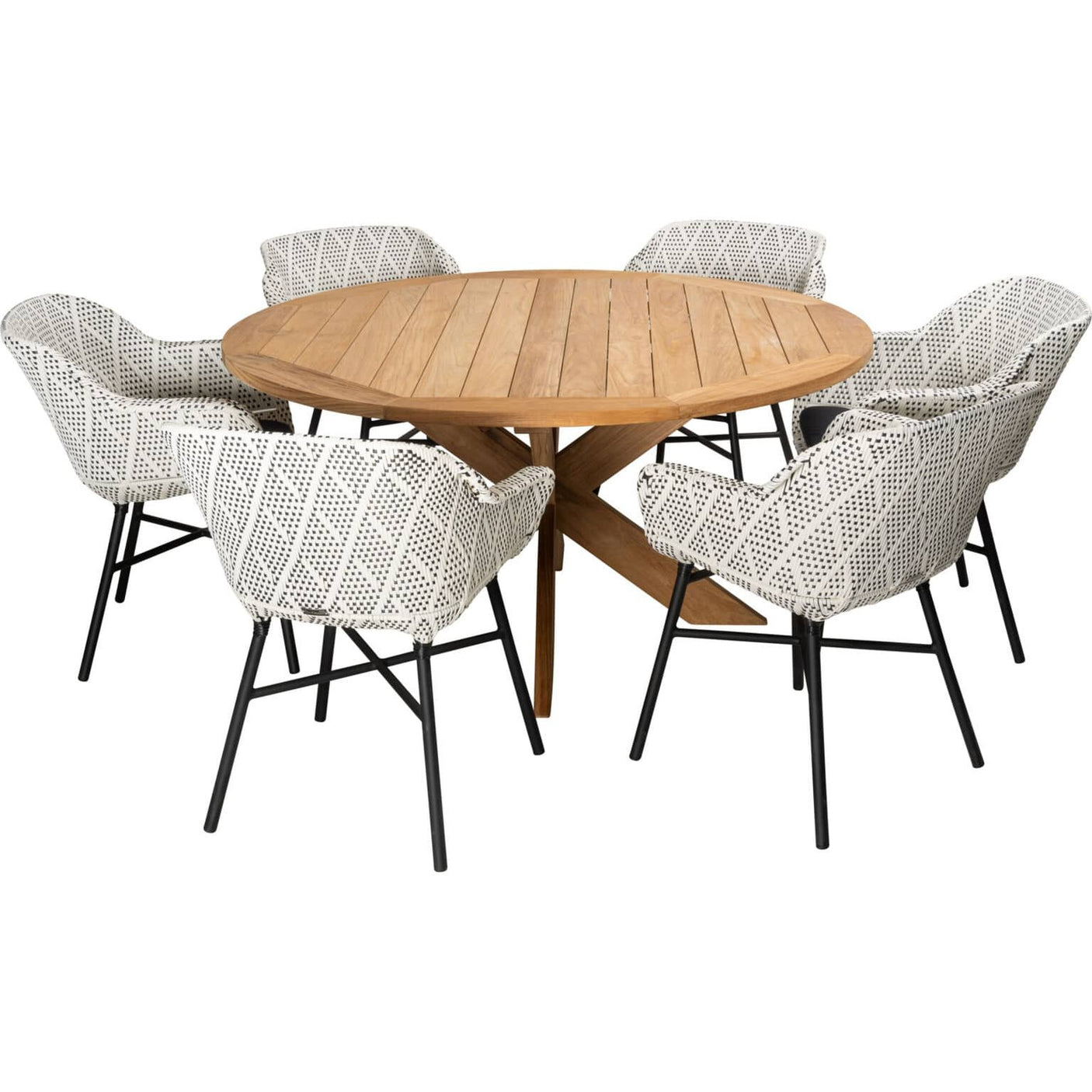 Vigerø Spisebord Ø150 m/kryssben Hartman Spisebord