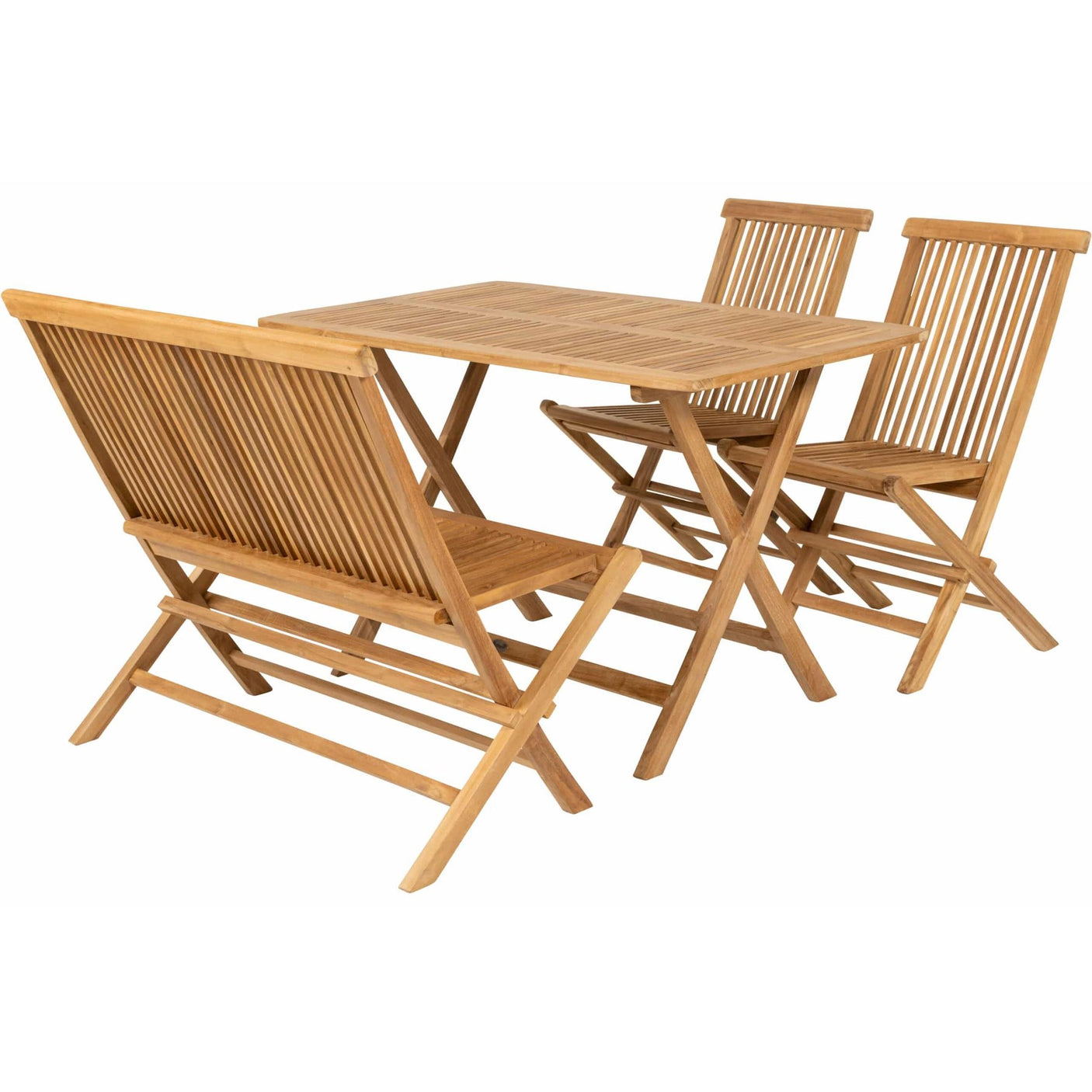 Fredrikshavn rektangulært sammenleggbart bord L120 Hartman Spisebord