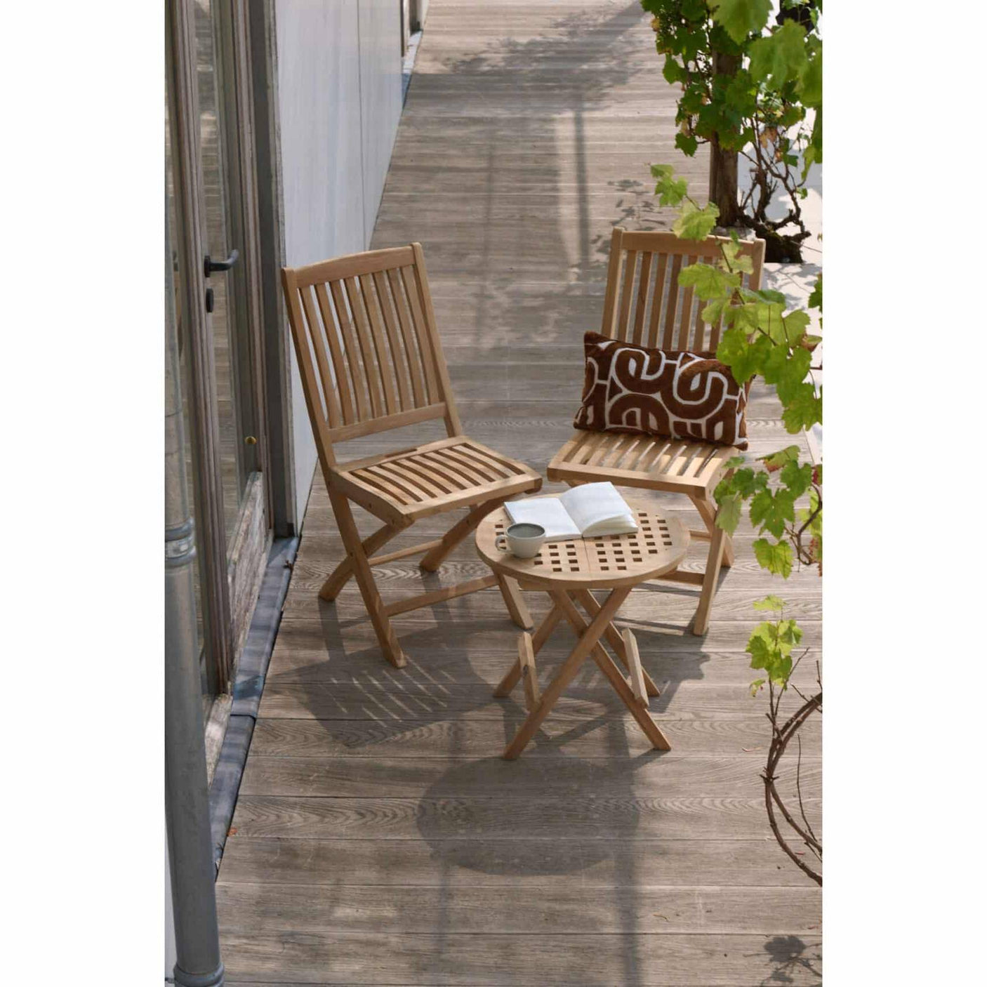 Skagen sammenleggbart sidebord Ø50 Hartman Sidebord