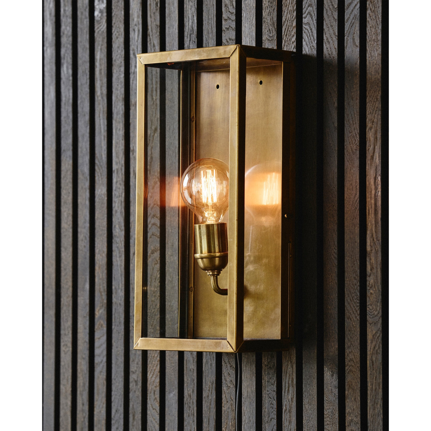 EOS vegglampe / utendørs lampe - h40 cm - brassing finish Nordal LAMP OUTDO