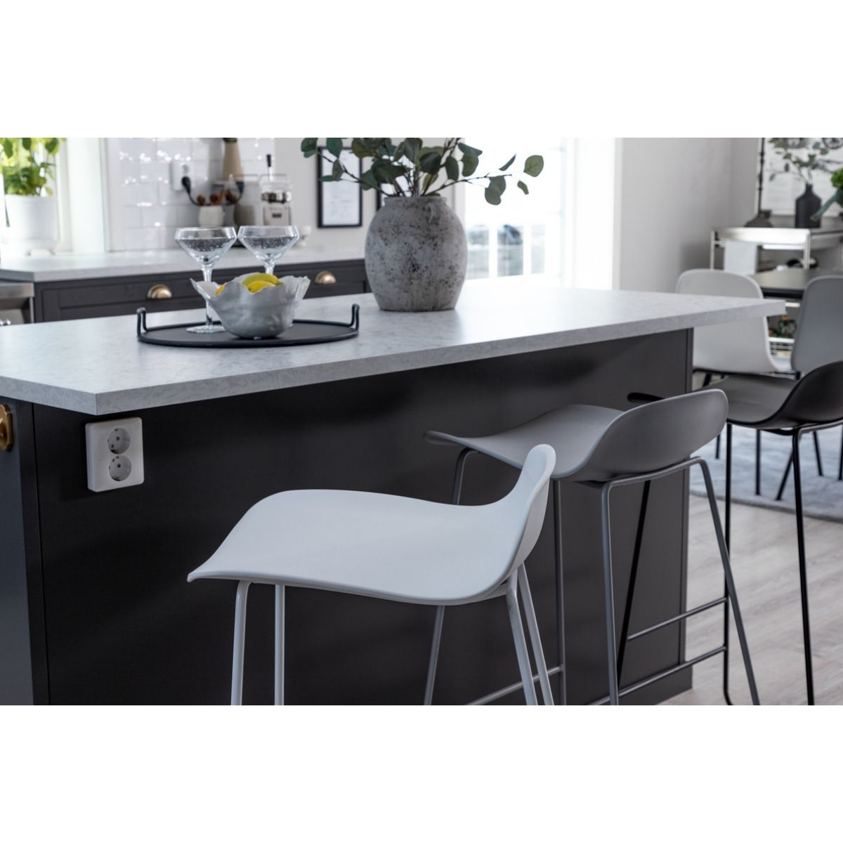 Wave Bar Chair Venture Design Barstol