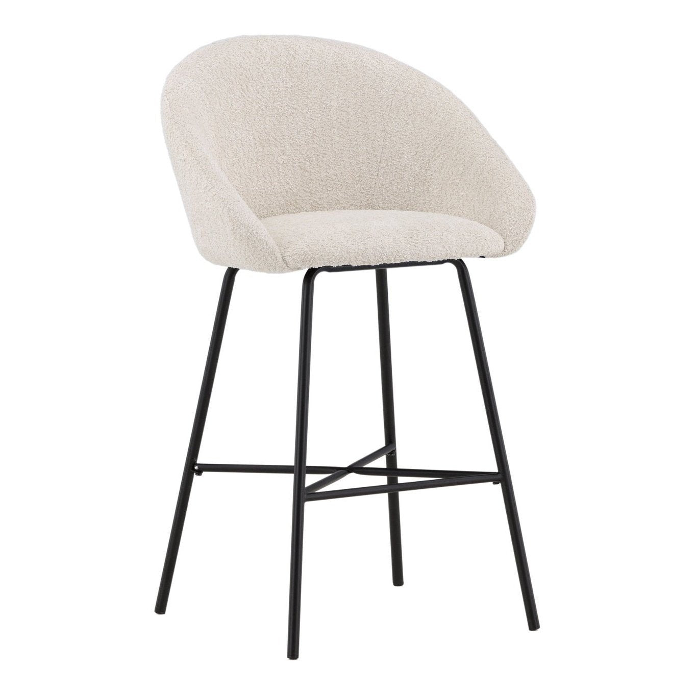 Velvet barstol hvit Venture Design Barstol