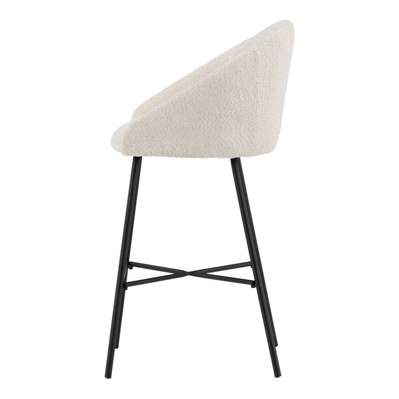 Velvet barstol hvit Venture Design Barstol