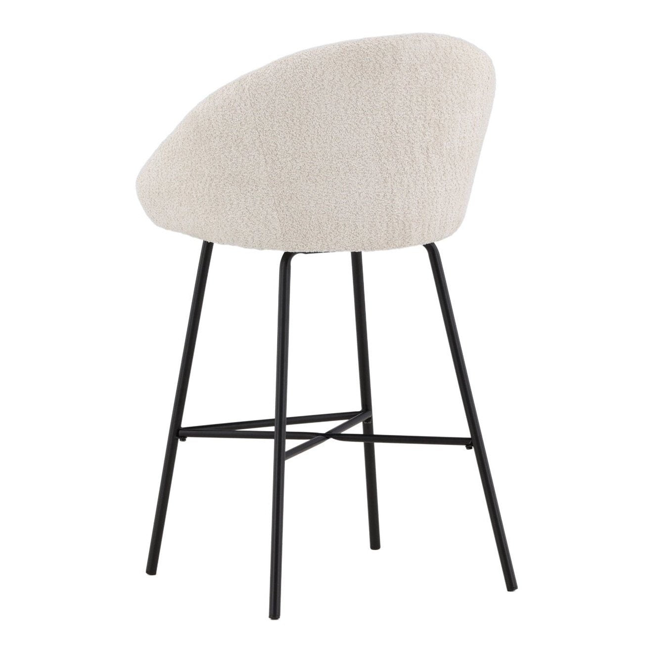 Velvet barstol hvit Venture Design Barstol