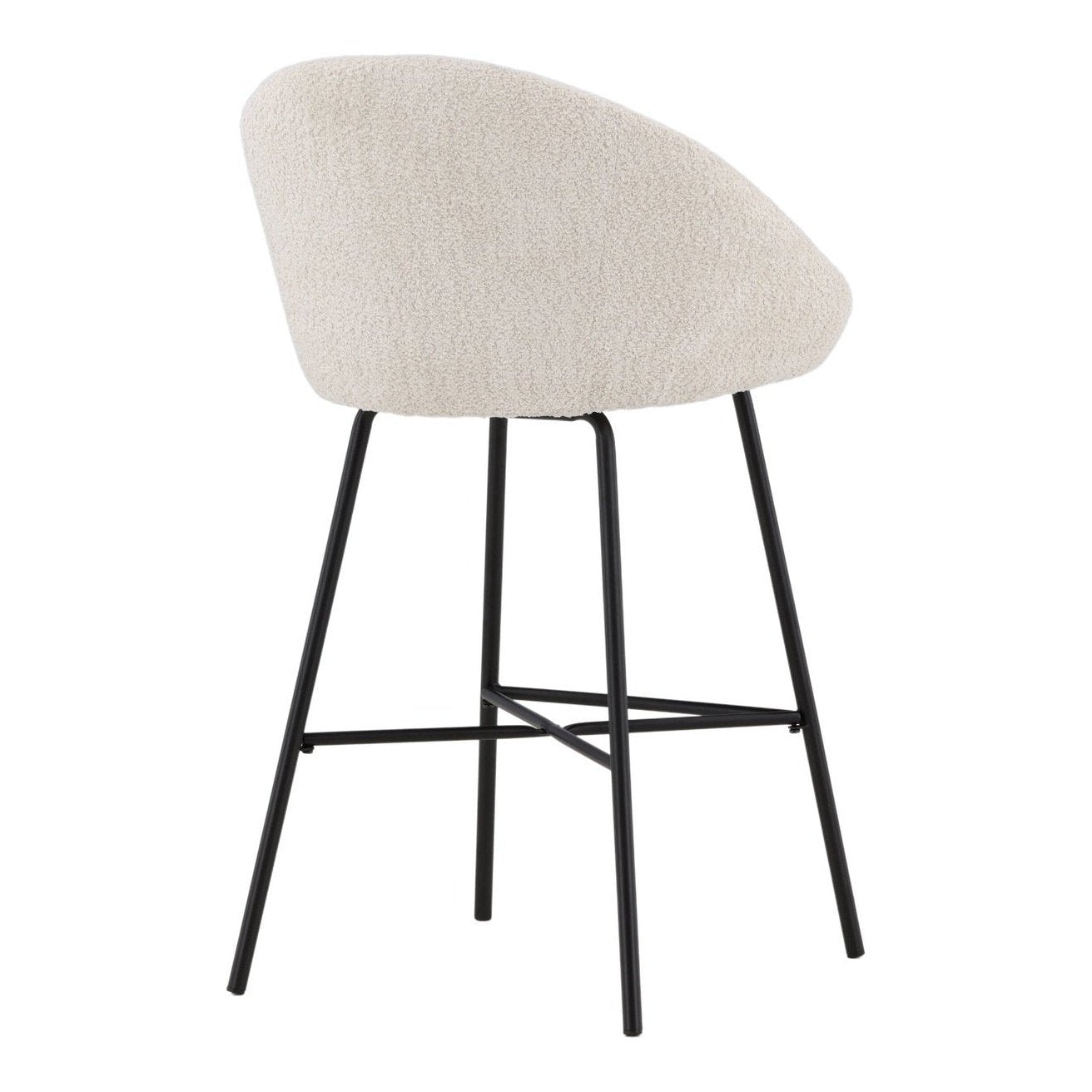 Velvet barstol hvit Venture Design Barstol